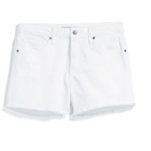 JUST BLACK Kolby Fray Hem Denim Short